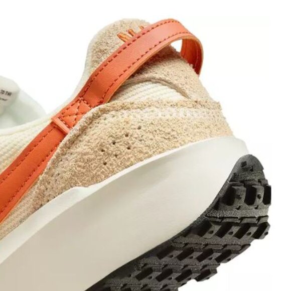 Nike Women's Waffle Debut Shoes - Muslin/Camp Fire Orange - Picture 7 of 14